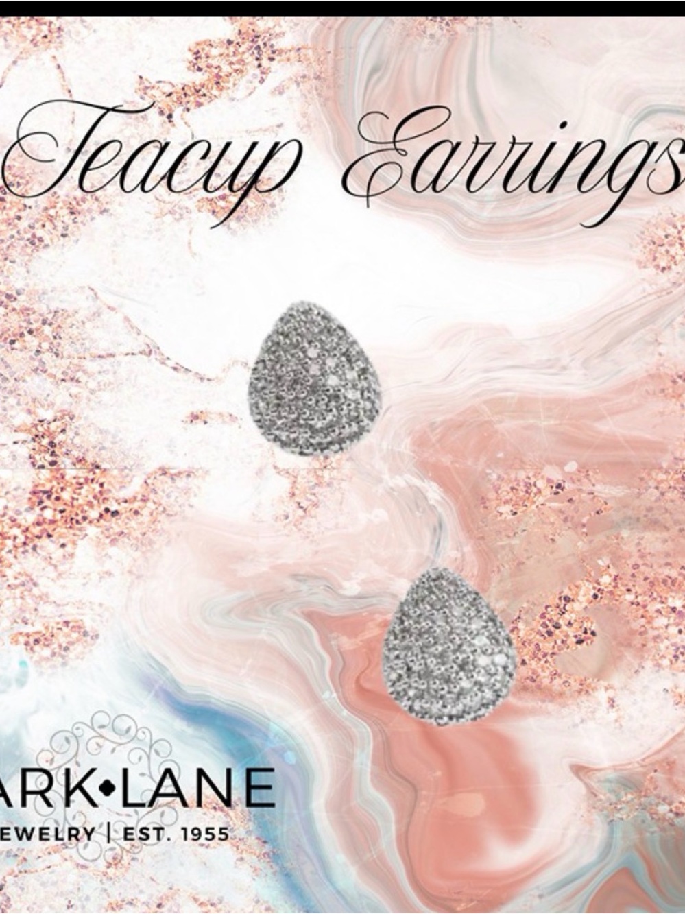 Park Lane Teacup Earrings NIB - Picture 4 of 4